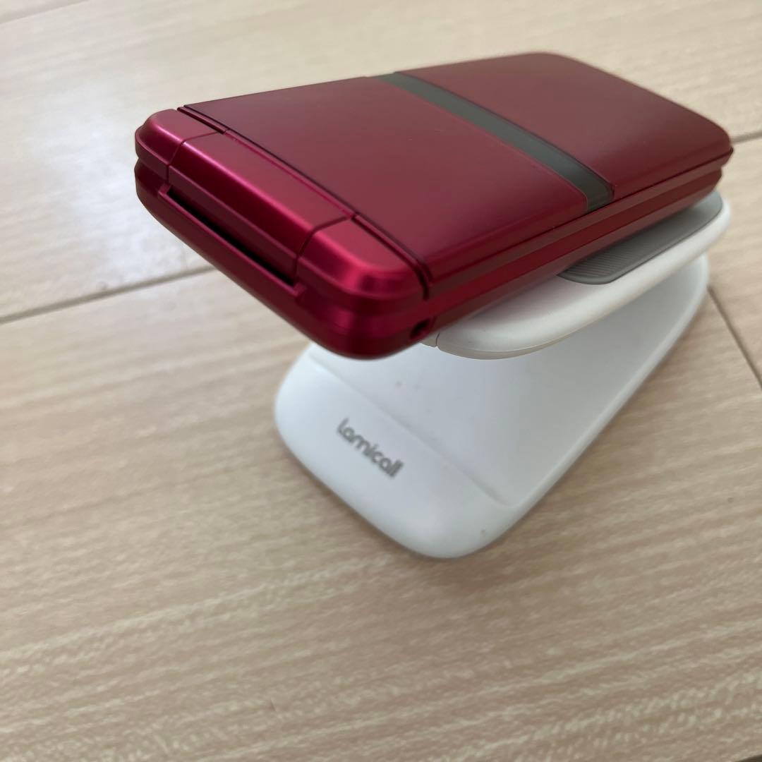 【美品】docomo DIGNO KY-42C 折りたたみ式 レッド 本体