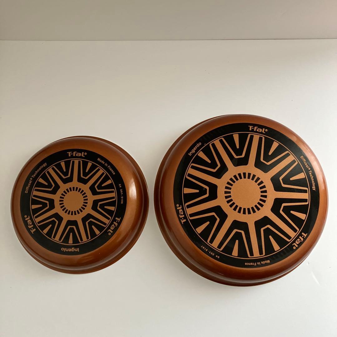 ティファール　キャメルブラウン　フライパン　22cm 28cm