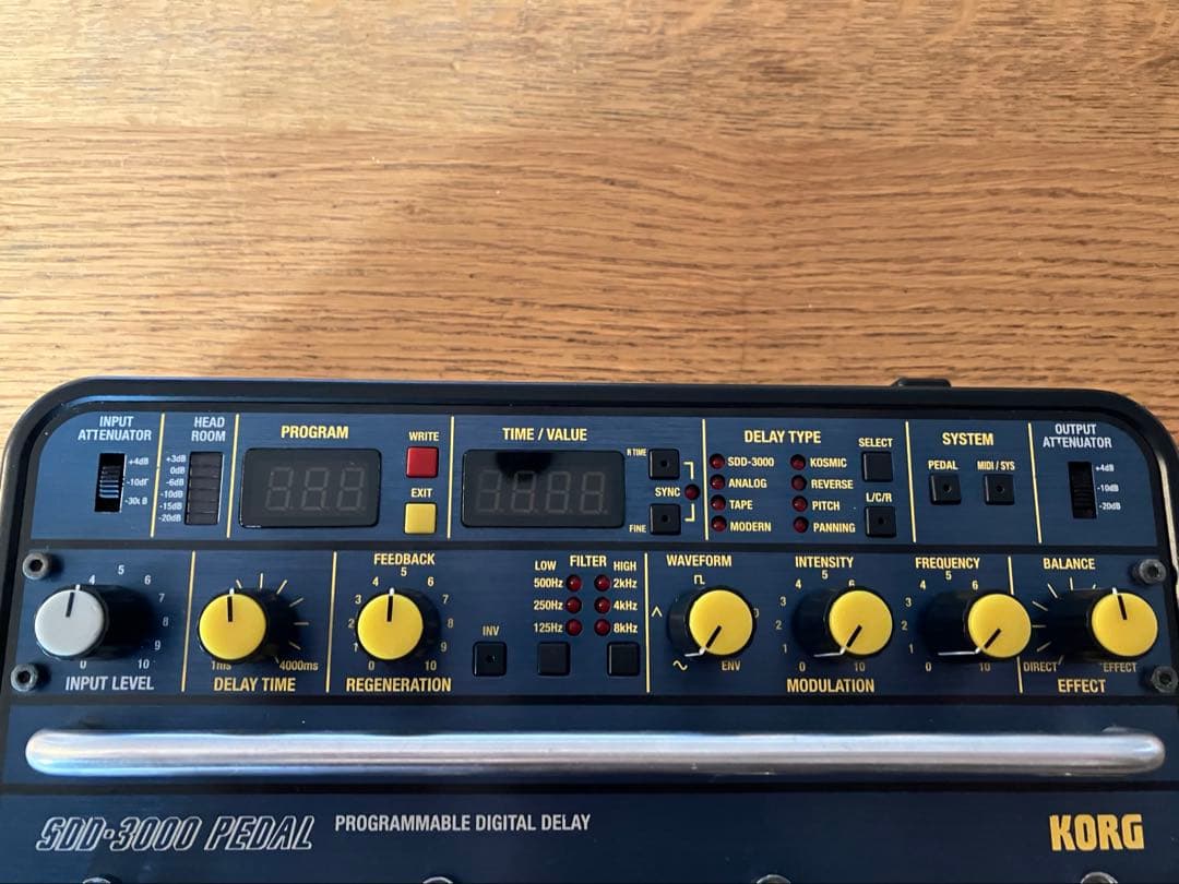 KORG SDD-3000 PEDAL デジタルディレイ　エフェクター
