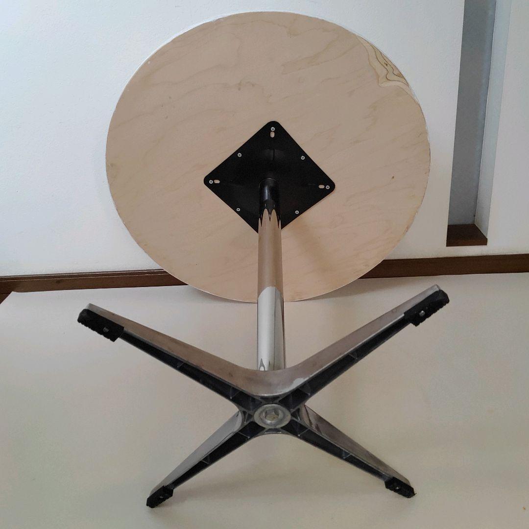 引き取り限定　ogre vamir ラウンドテーブル ホワイト系 韓国インテリア