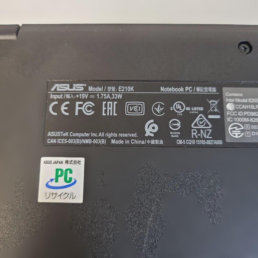ノートパソコン ASUS E210MA-GJ01BWS