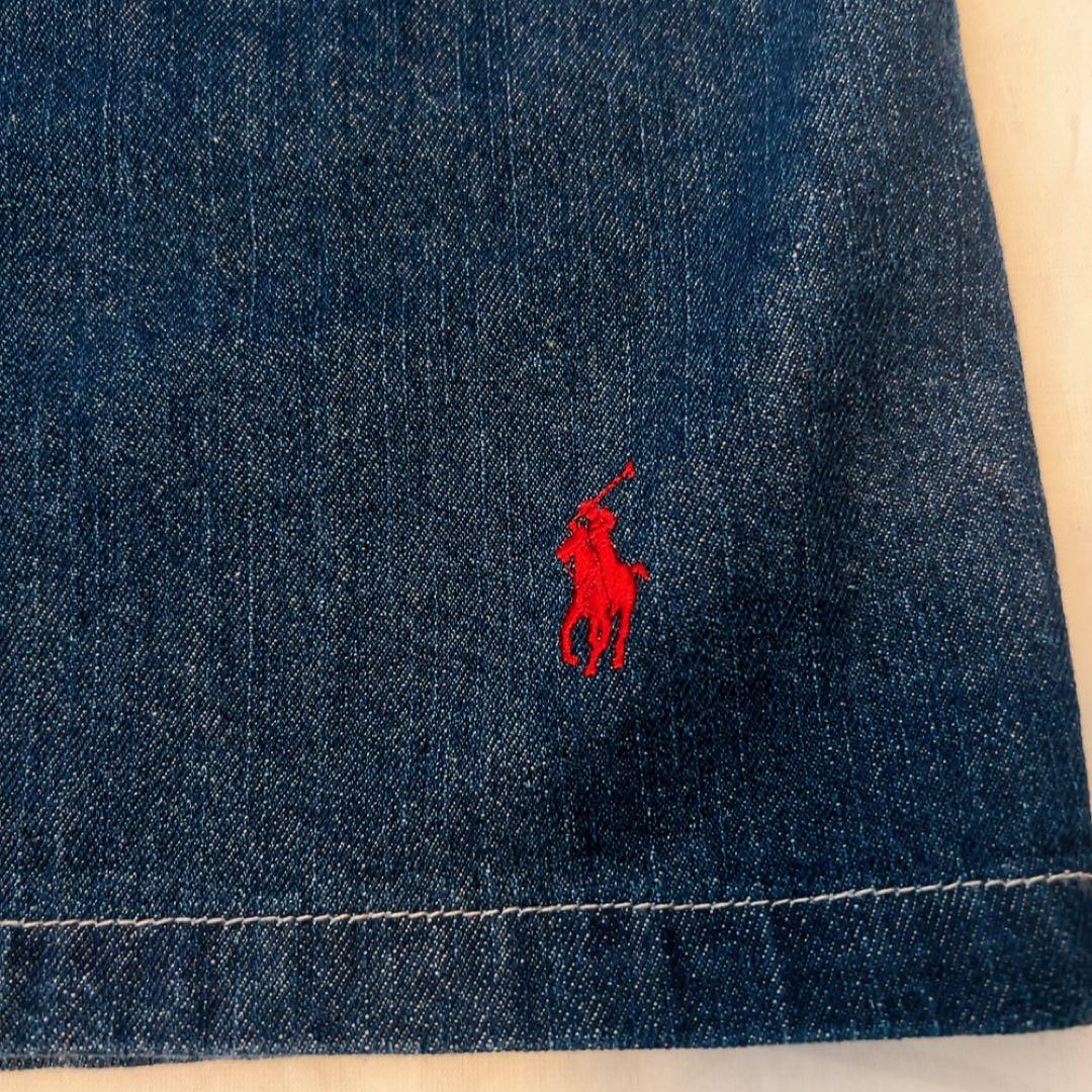 新品未使用 Ralph Lauren デニム ソムリエ エプロン ポケット付き