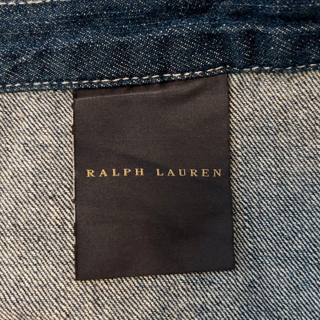 新品未使用 Ralph Lauren デニム ソムリエ エプロン ポケット付き