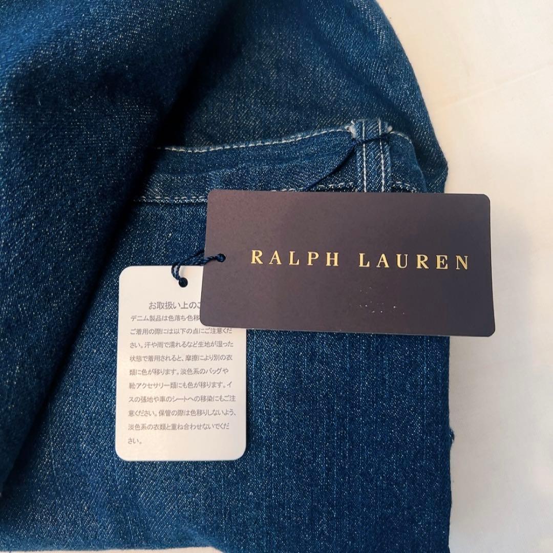 新品未使用 Ralph Lauren デニム ソムリエ エプロン ポケット付き