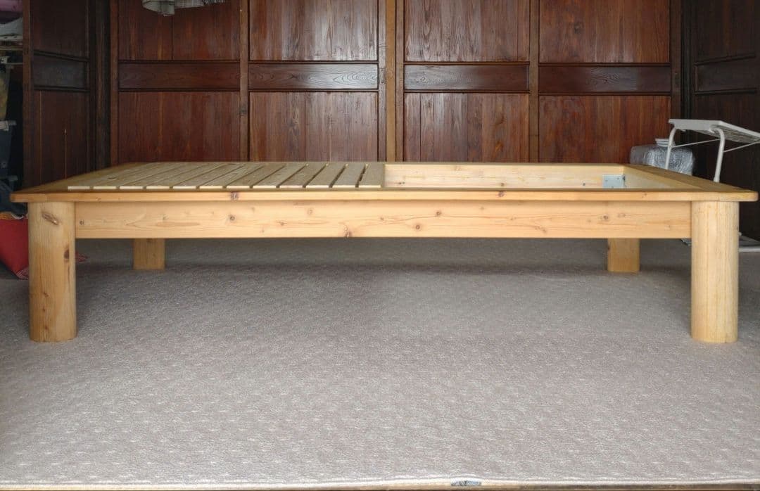 【送料込み】畳とすのこの2way仕様　ひのき無垢　国産畳ベッド　和室