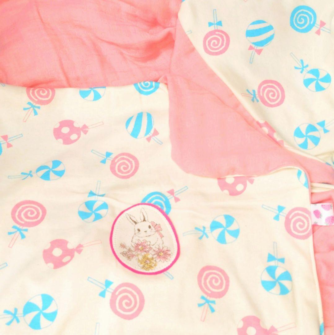 専用♥１枚限♥みかん♥超もちふわ❤ニット×雲のガーゼ⭐シングルお布団⭐