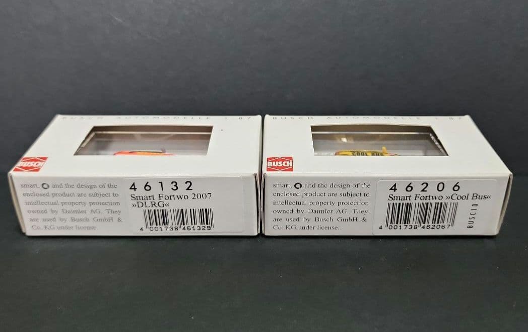 ブッシュ　スマート４５１ 1/87（HO）スケール　１２台セット