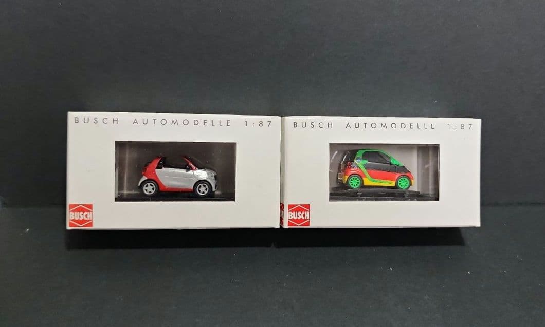 ブッシュ　スマート４５１ 1/87（HO）スケール　１２台セット