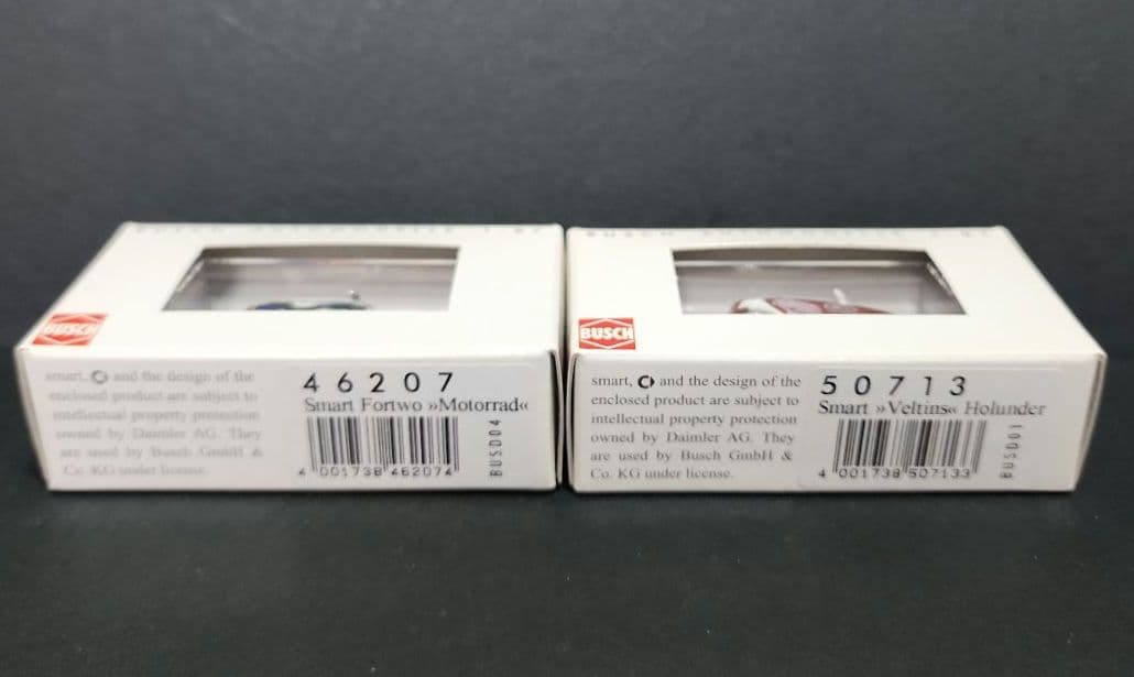 ブッシュ　スマート４５１ 1/87（HO）スケール　１２台セット