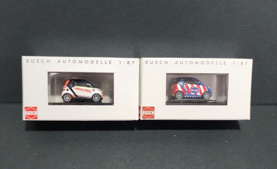 ブッシュ　スマート４５１ 1/87（HO）スケール　１２台セット