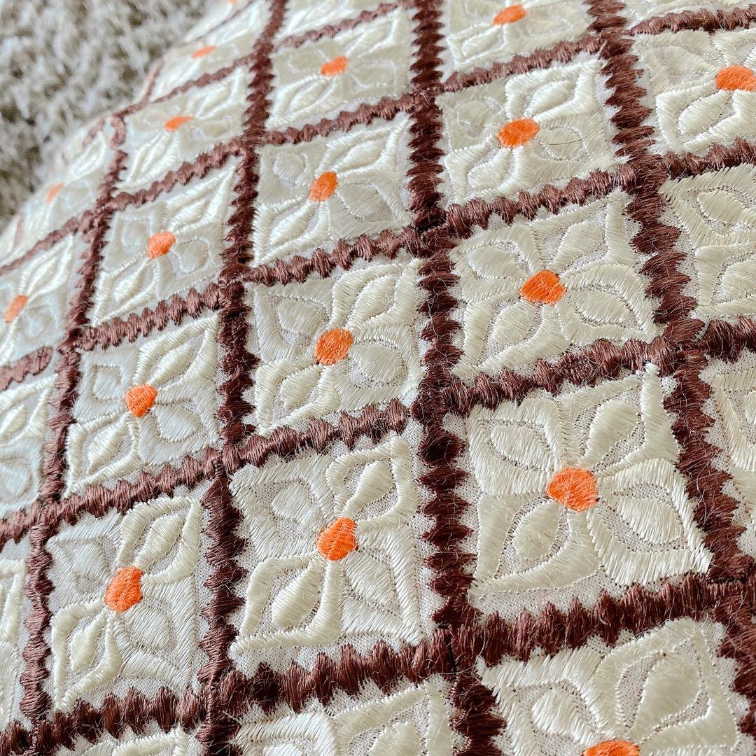 モロッコ製 クッションカバー 約46×47cm