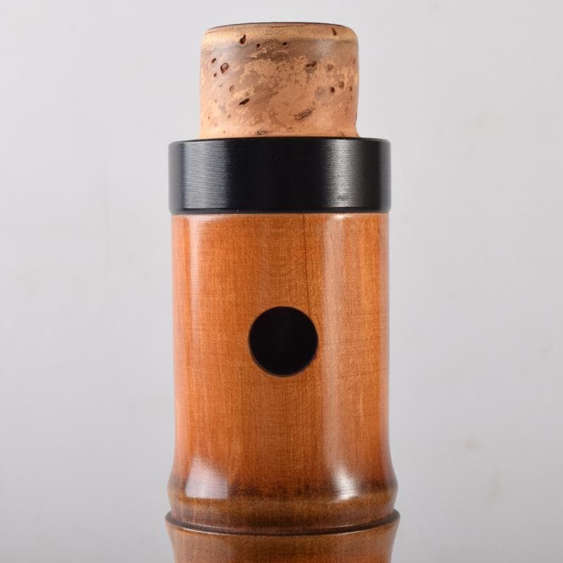 和楽器　木管楽器　尺八　縦笛　笛袋付　V　7231