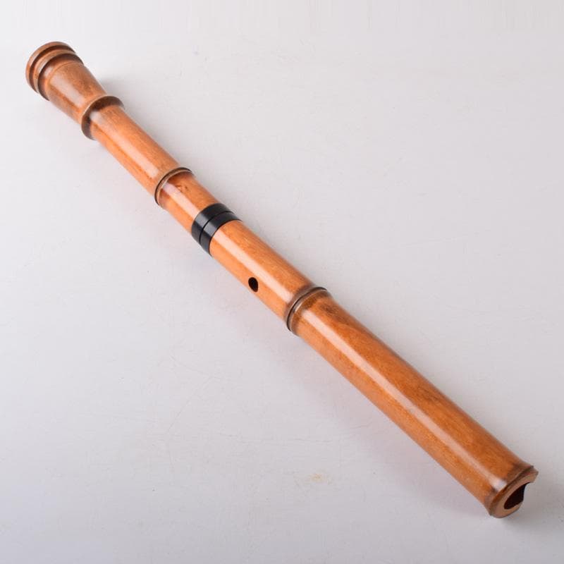 和楽器　木管楽器　尺八　縦笛　笛袋付　V　7231