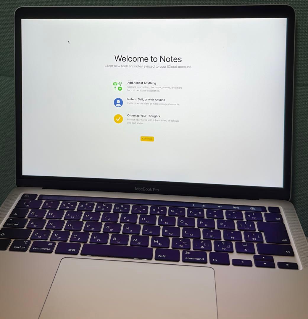 MacBook本体 MacBook Pro 13inch i5 16GB 512GB 2020