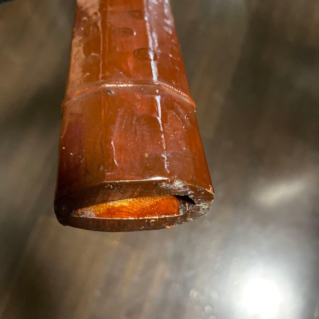 模造刀 白木鞘大刀 茶ニス塗装