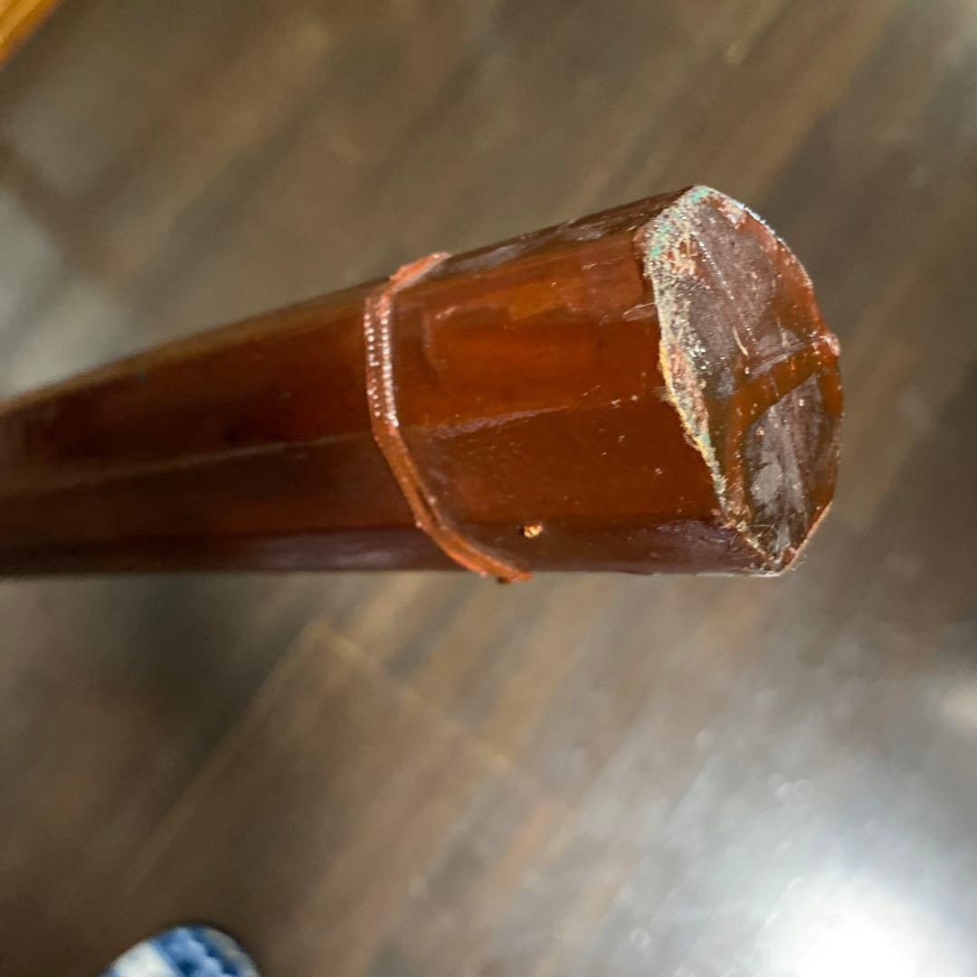 模造刀 白木鞘大刀 茶ニス塗装