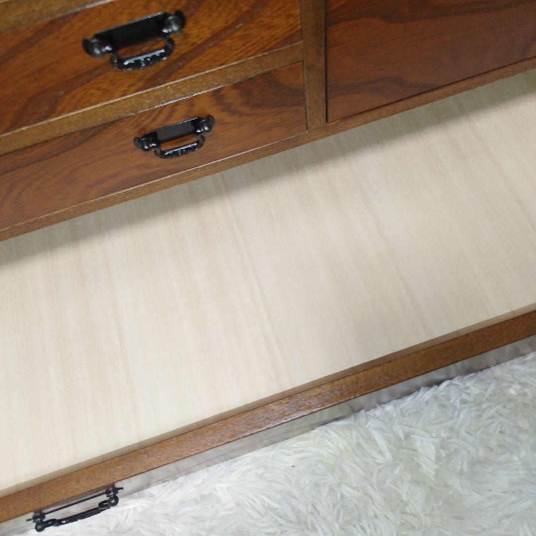 美品　レトロ　小袖机　けやき　小物入れ　箪笥