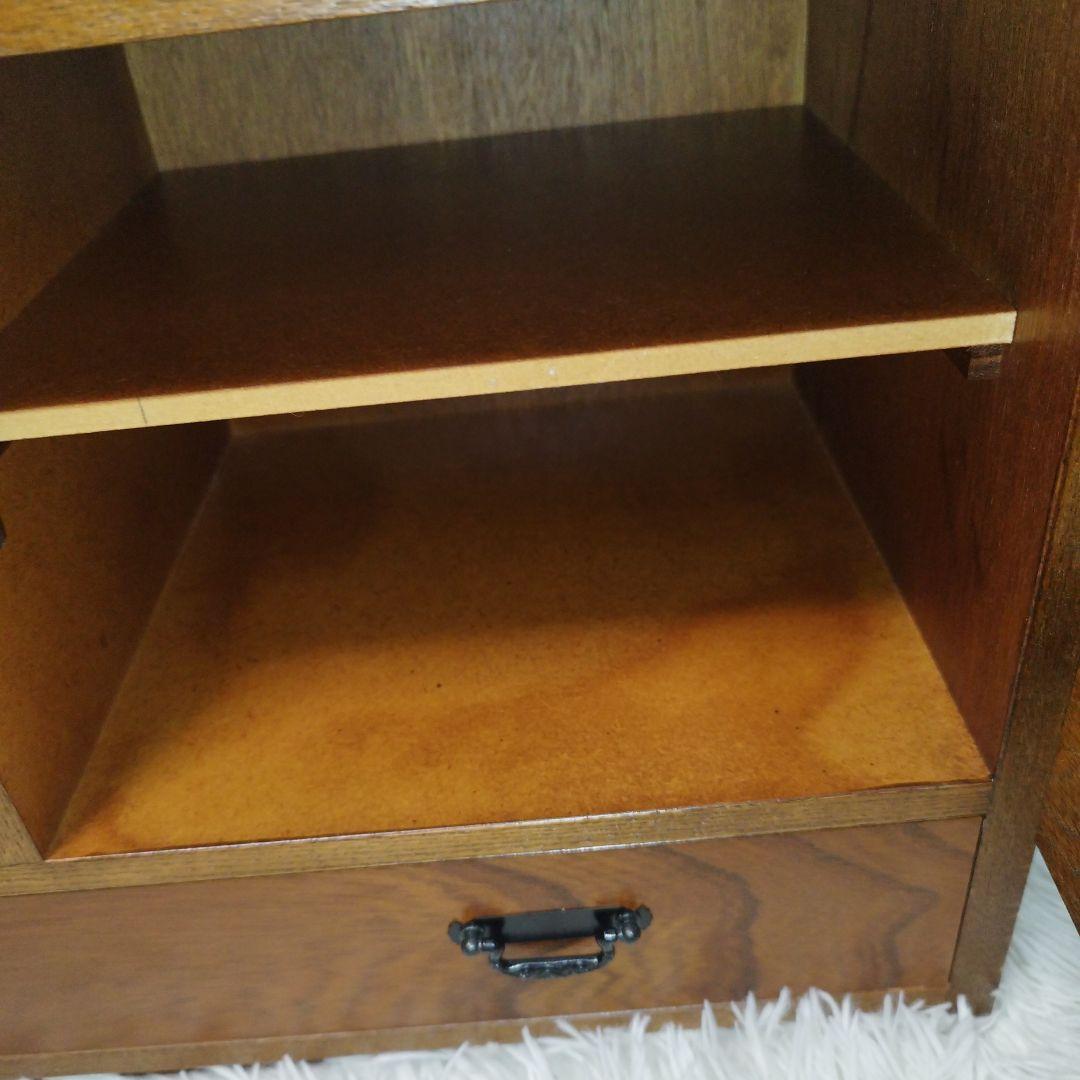 美品　レトロ　小袖机　けやき　小物入れ　箪笥