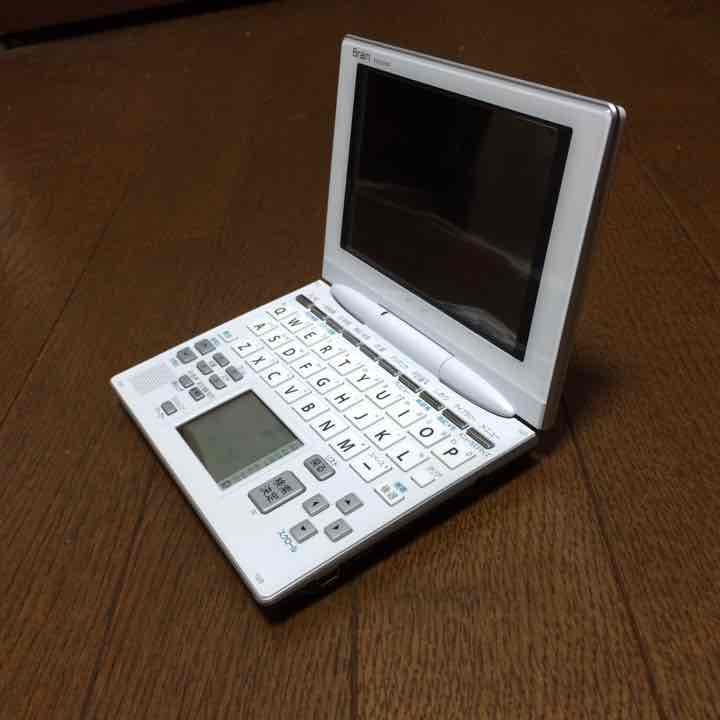 ★値下げ★［美品］電子辞書 ブレーン PW-GC590-W（ナチュラルホワイト）