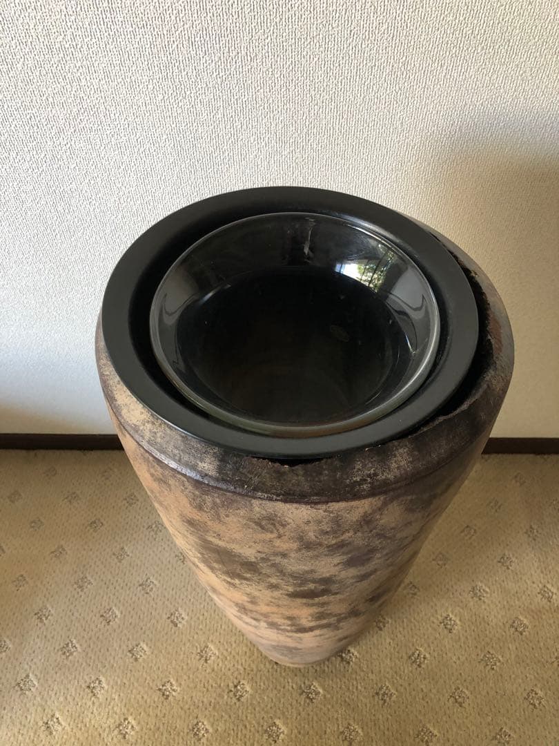 花瓶 ☆ 花器 花入れ オブジェ スモーキーカラー