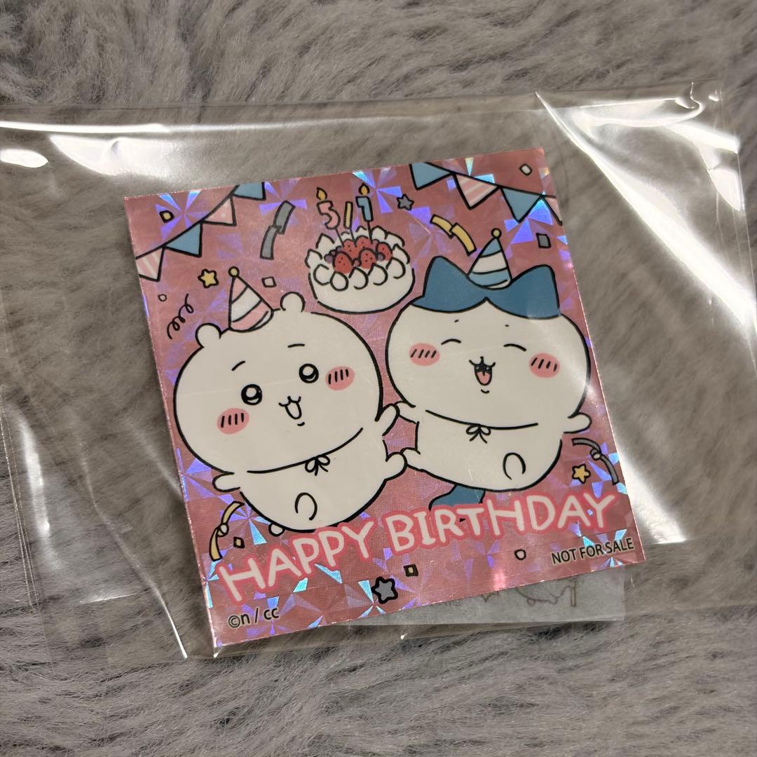 ちいかわ デスクトップから見守るスペシャルマスコット バースデー ハチワレ