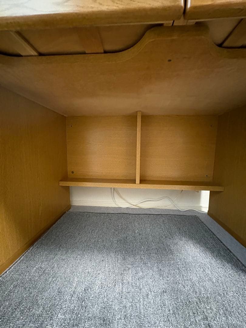 送料込①木製学習机 光製作所