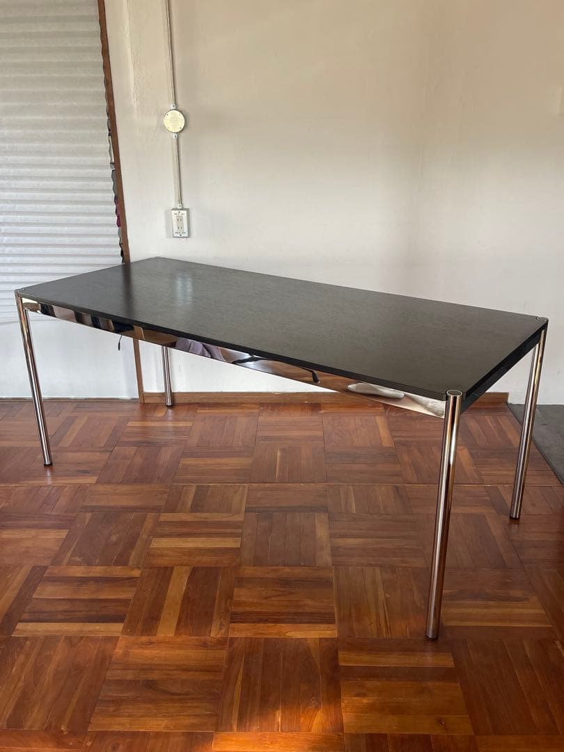 USM ハラー システム ミーティング テーブル ブラック オフィス デスク