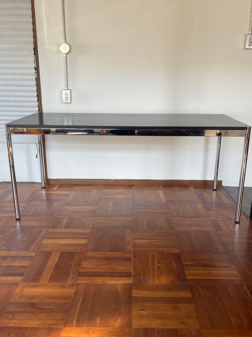 USM ハラー システム ミーティング テーブル ブラック オフィス デスク