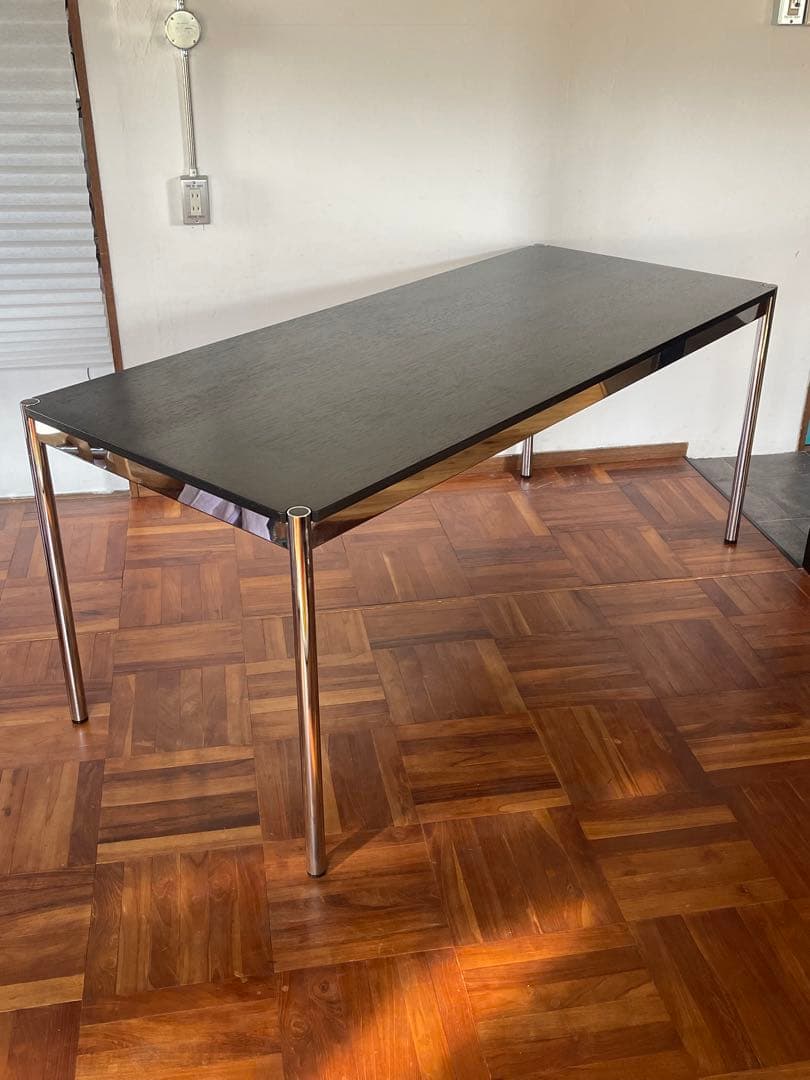 USM ハラー システム ミーティング テーブル ブラック オフィス デスク