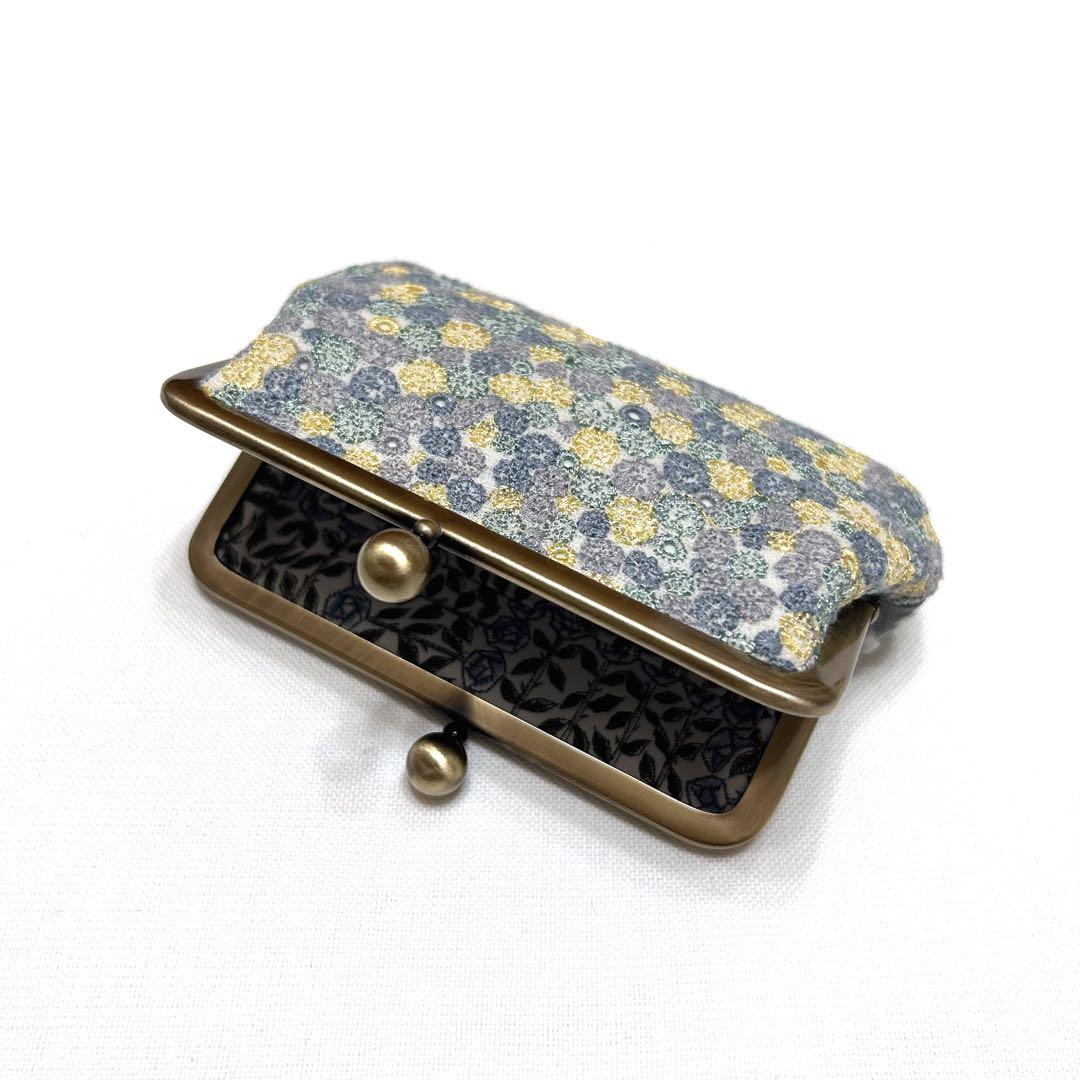 ミナペルホネン　ハンドメイド　がま口　skyful バラード