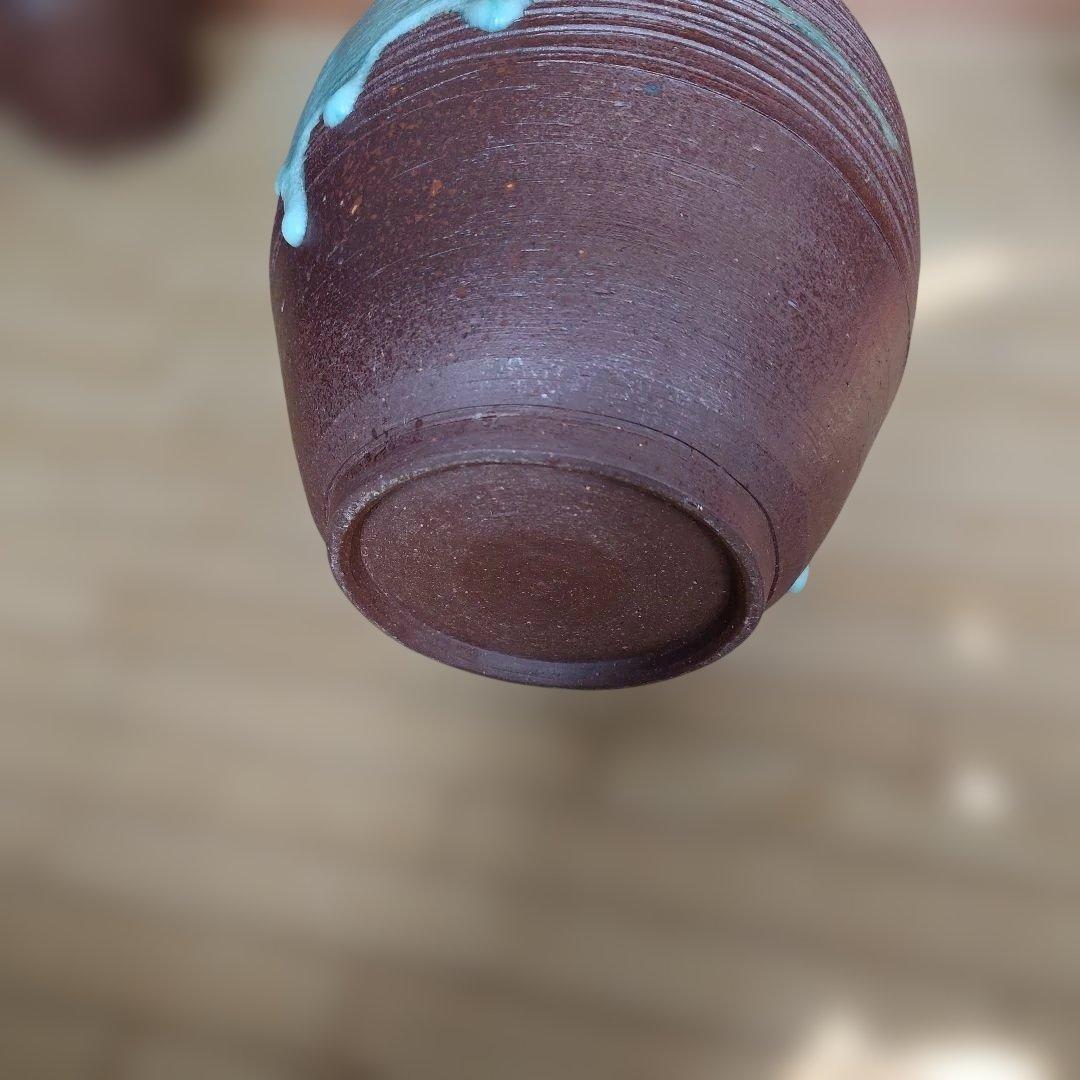 陶器製持ち手付きポット