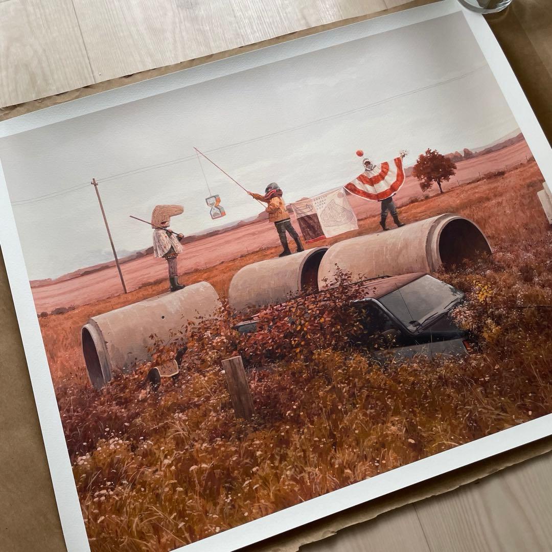 Pat Perry「Sensemakers」プリント パット・ペリー 直筆サイン