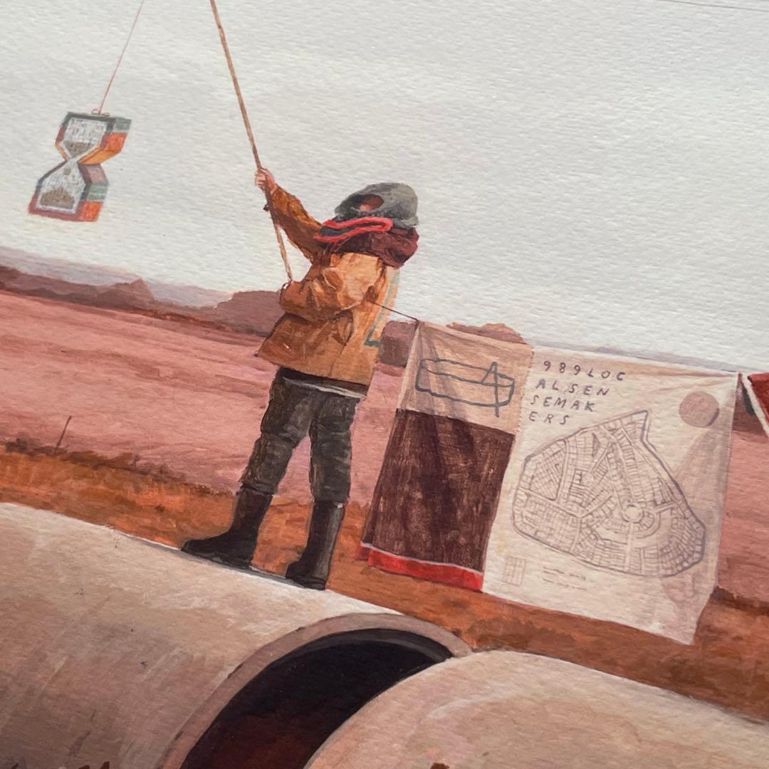 Pat Perry「Sensemakers」プリント パット・ペリー 直筆サイン