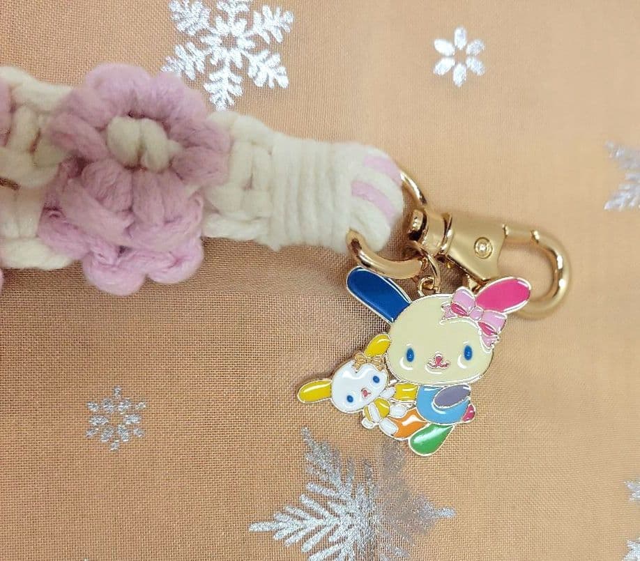 RODY×SANRIO ちいさなペアぬいぐるみ　ウサハナ　ストラップ　2点セット