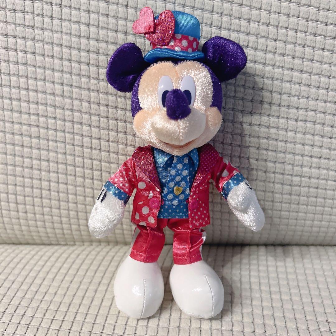 ディズニーランド ミニーのファンダーランド ミニパル ぬいぐるみバッジ 2点