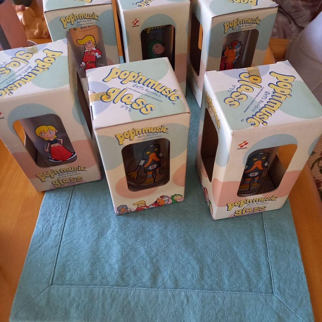 pop'n music グラス 6個セット