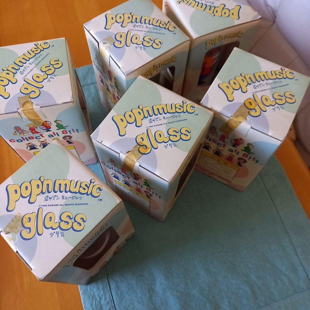 pop'n music グラス 6個セット