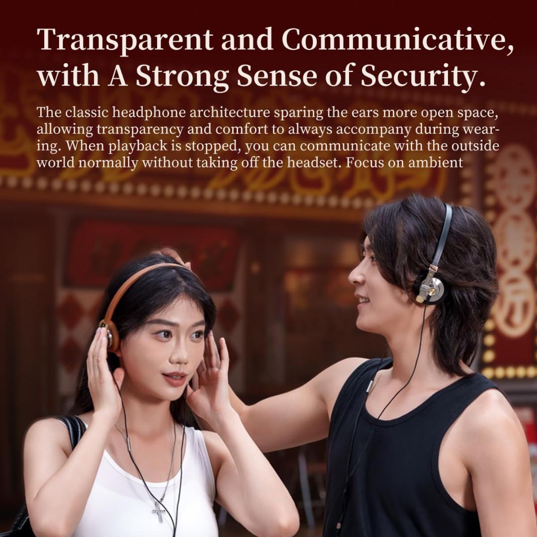 遠山 オンイヤー クラシック 有線 レトロ ヘッドホン 夜 MMCX