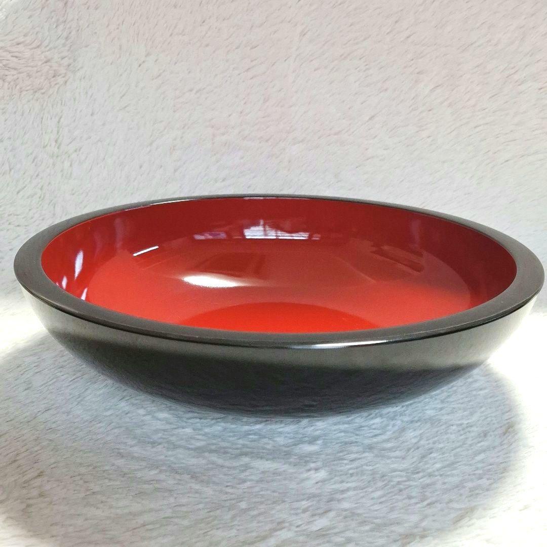 ✨️そばこね鉢✨️内側赤 黒縁 特大蕎麦こね鉢 41.5センチ