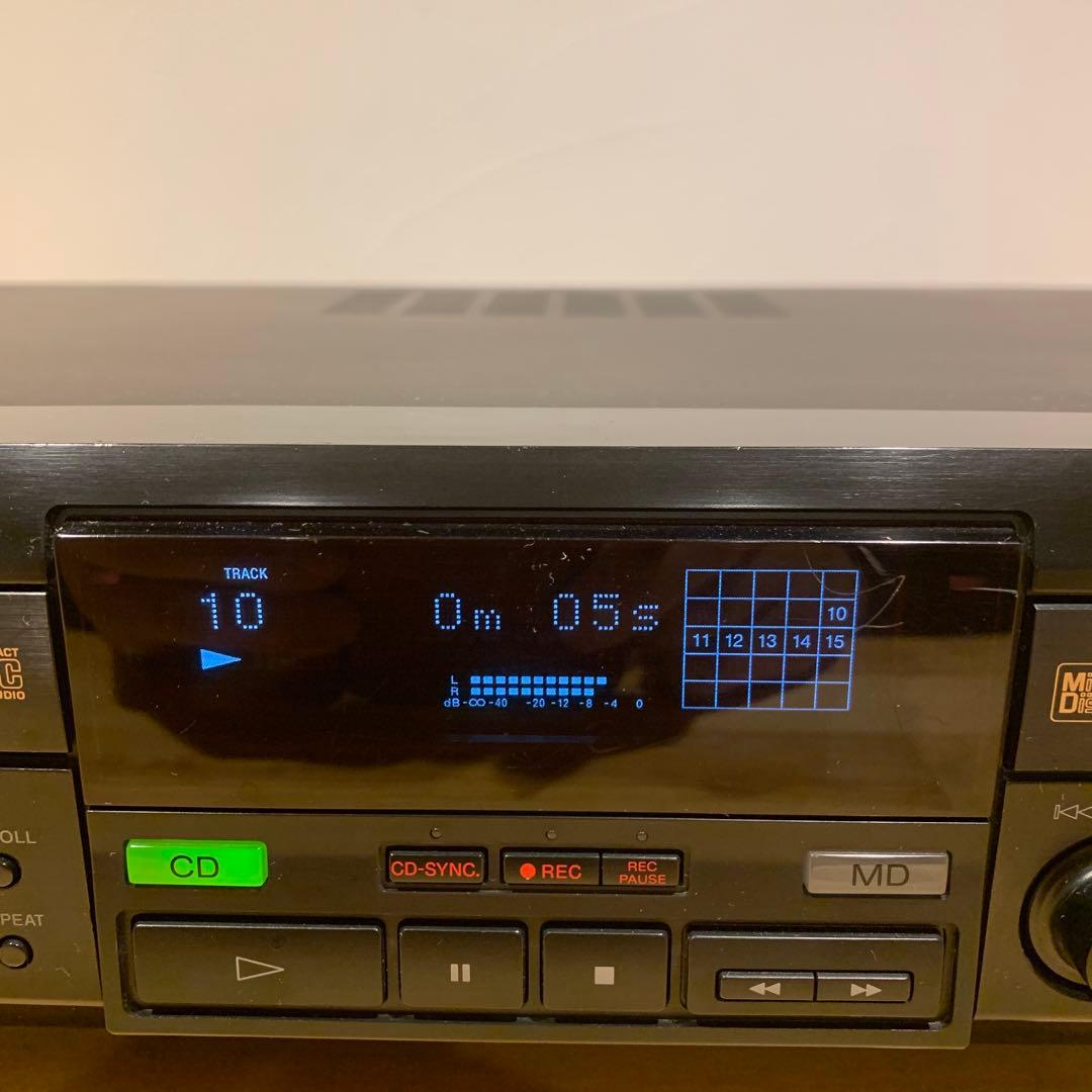 SONY MXD-D1 CDデッキ CDプレーヤー MDデッキ メンテナンス済