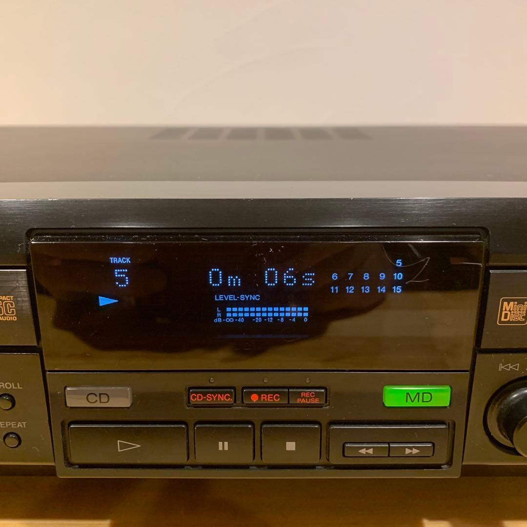 SONY MXD-D1 CDデッキ CDプレーヤー MDデッキ メンテナンス済