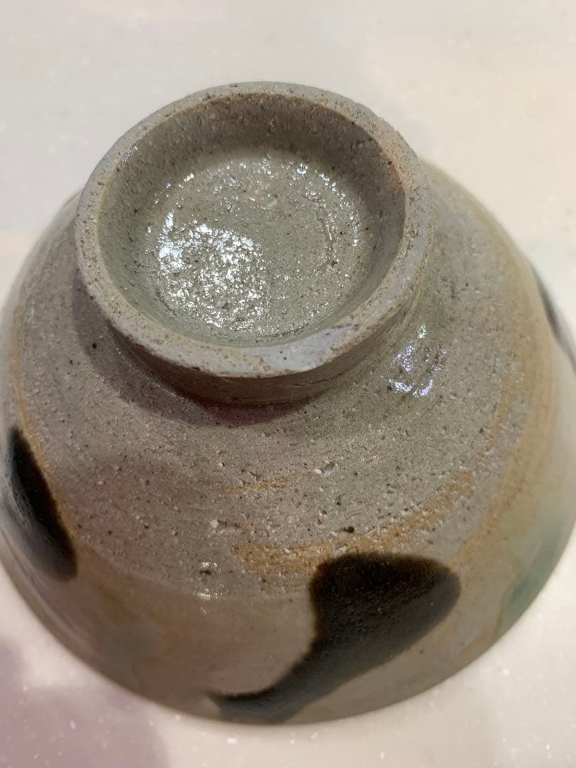 益子焼　濱田窯　鐵釉　三彩手茶碗　飯碗　1 客
