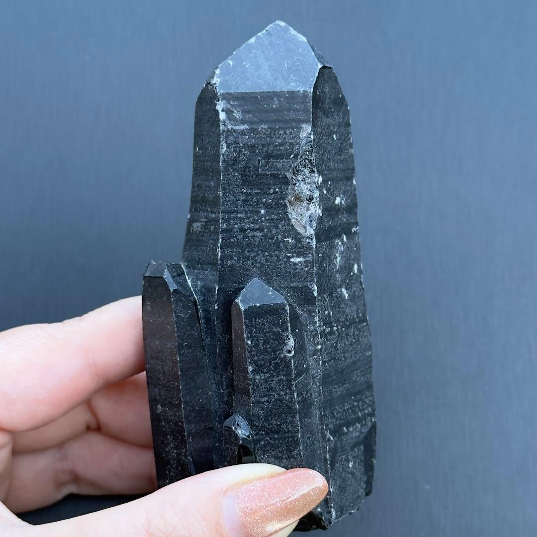 モリオン 黒水晶 天然無処理 原石 MY1223