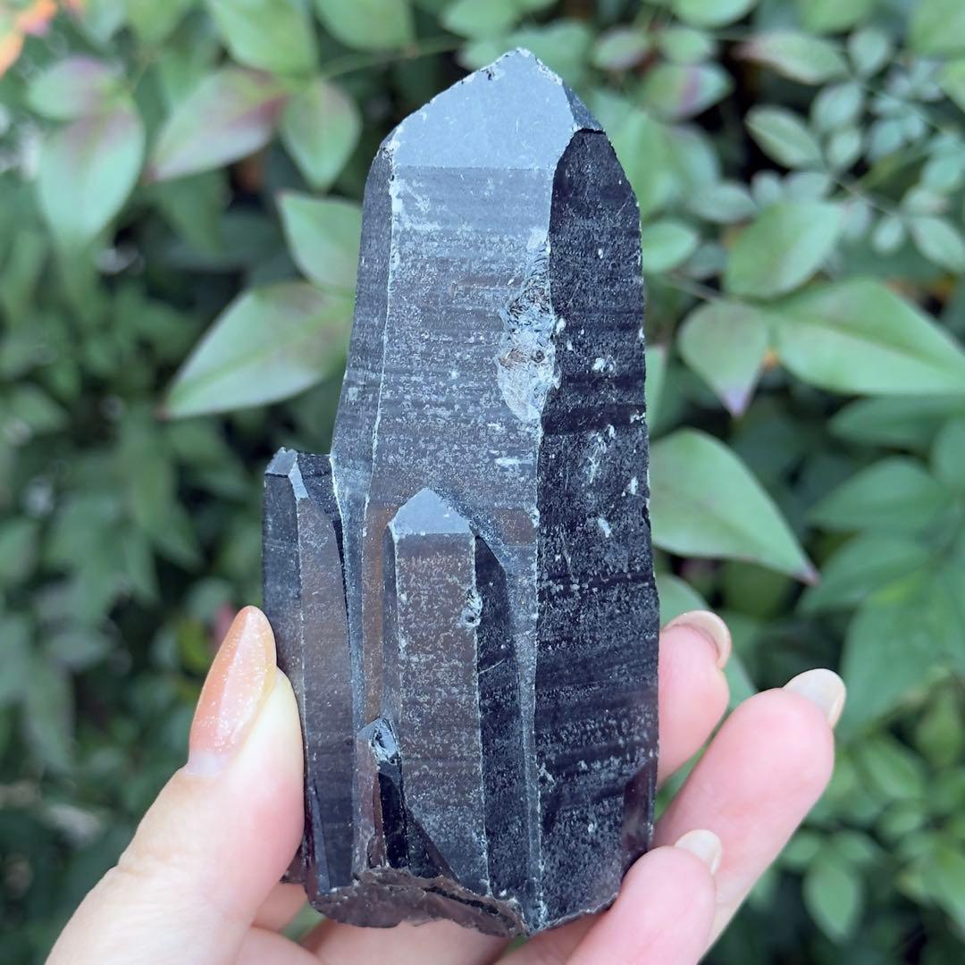 モリオン 黒水晶 天然無処理 原石 MY1223