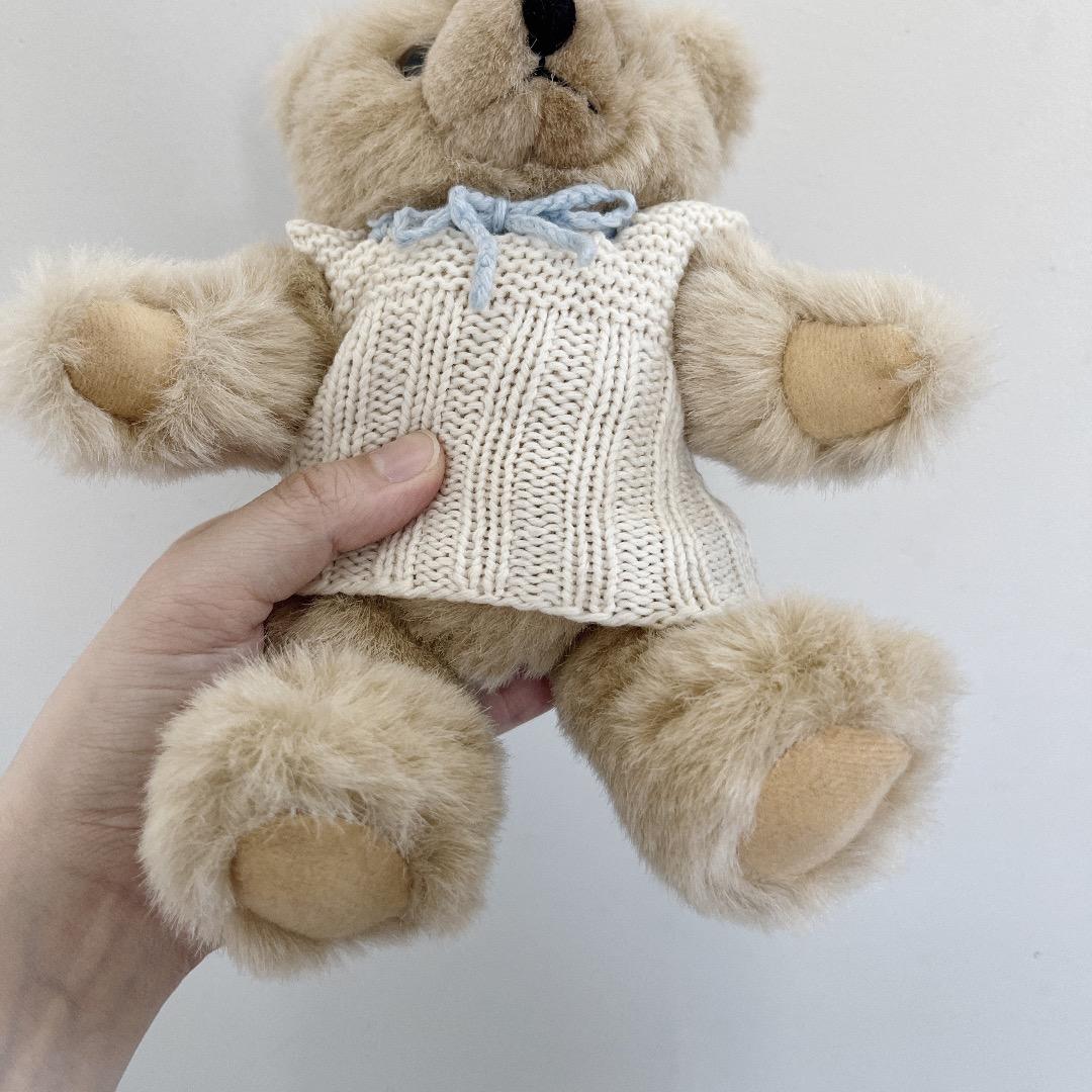 ヴィンテージ　くま　テディベア　ぬいぐるみ　人形　ヨーロッパ　ハンドメイド