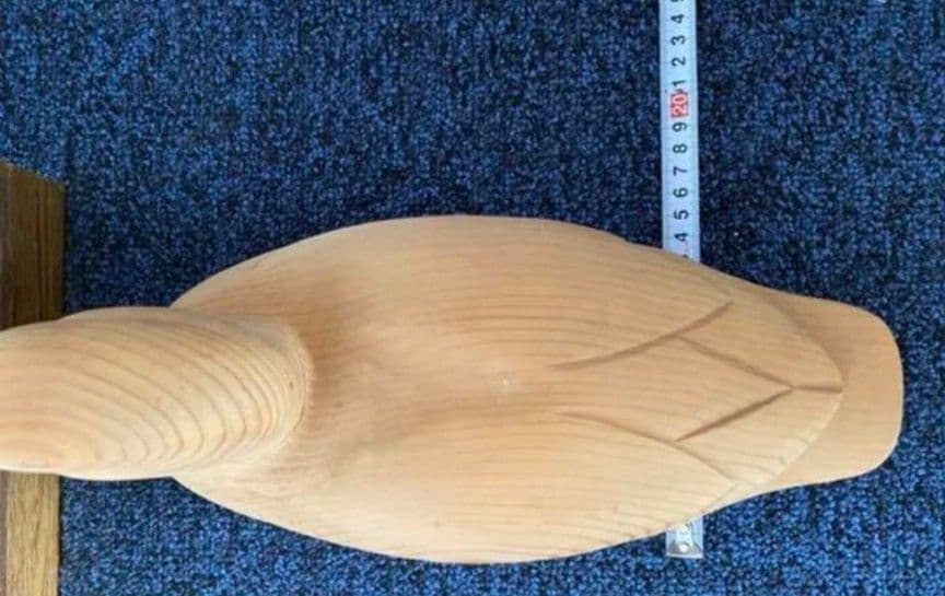 木製アヒル　デコイ　トールペイント