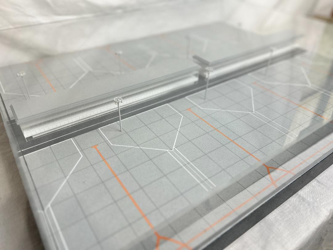 空港ジオラマ模型　DeltaGroove 1514　terminal　1/400