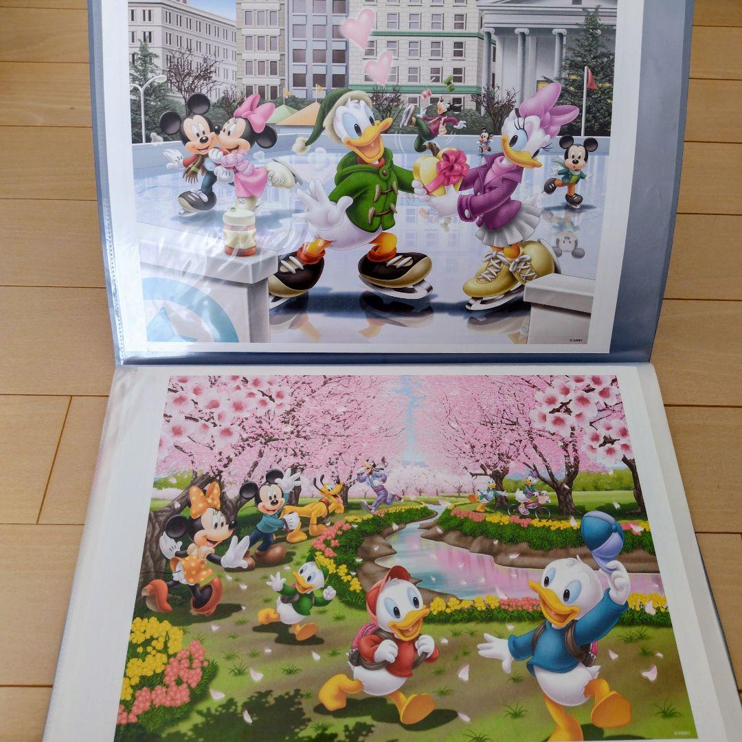 【額縁付き】ディズニーキャラクター　アートコレクション　読売新聞　額絵シリーズ