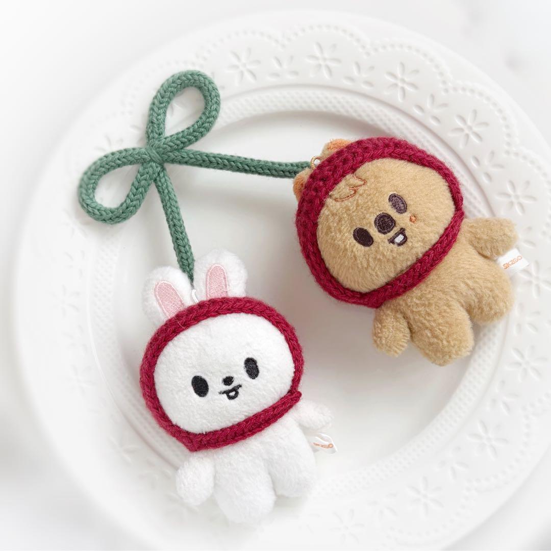 straykids skzoo 10cm ぬいぐるみ ぬい服 さくらんぼ