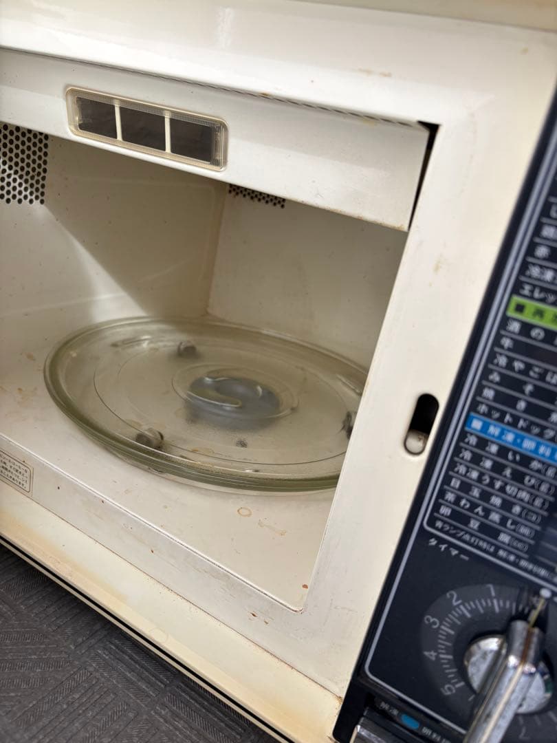 製造約50年前の昭和レトロ　National NE-5620 電子レンジ